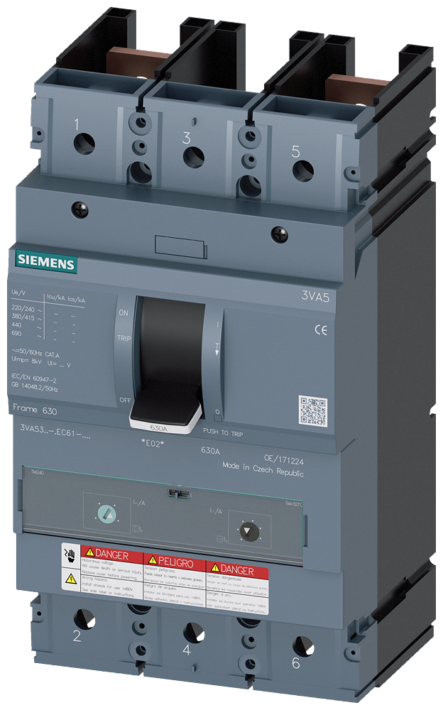 3VA5340-6EC61-0AA0 - Siemens - Molded Case Circuit Breakers