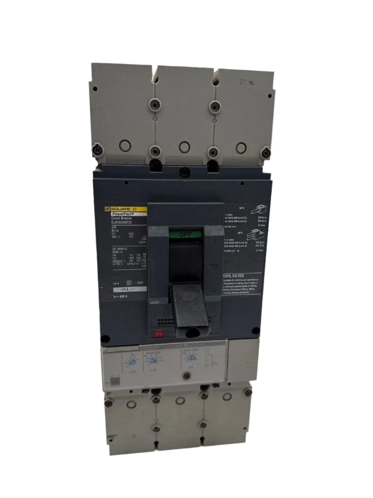 DJM32400E20 - Square D - Molded Case Circuit Breaker