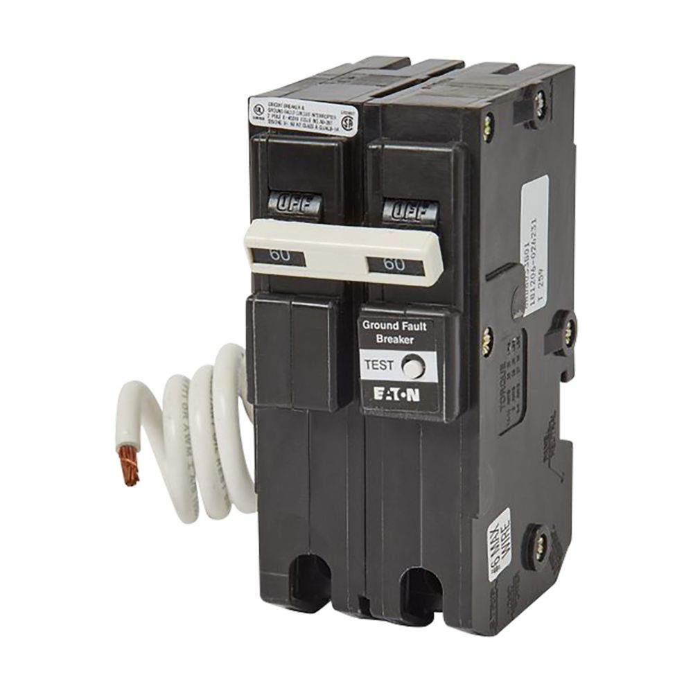 BRN260GFC - Eaton - 60 Amp Ground Fault Circuit Breaker
