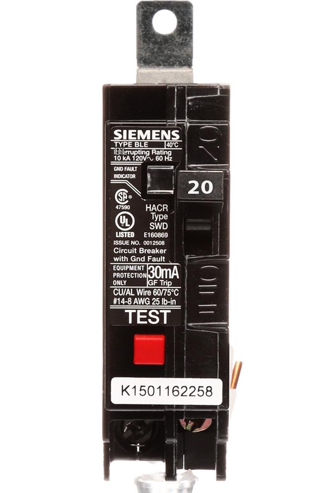 BE120 - Siemens - 20 Amp GFEP Circuit Breaker – Canada Breakers
