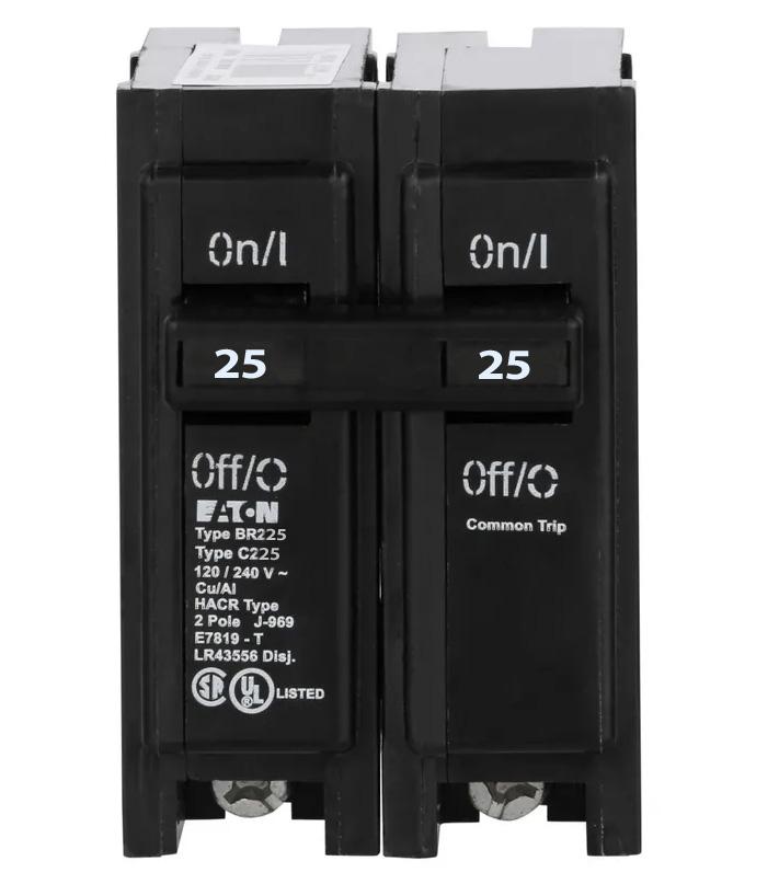 BR225 - Eaton - 25 Amp Circuit Breaker – Canada Breakers