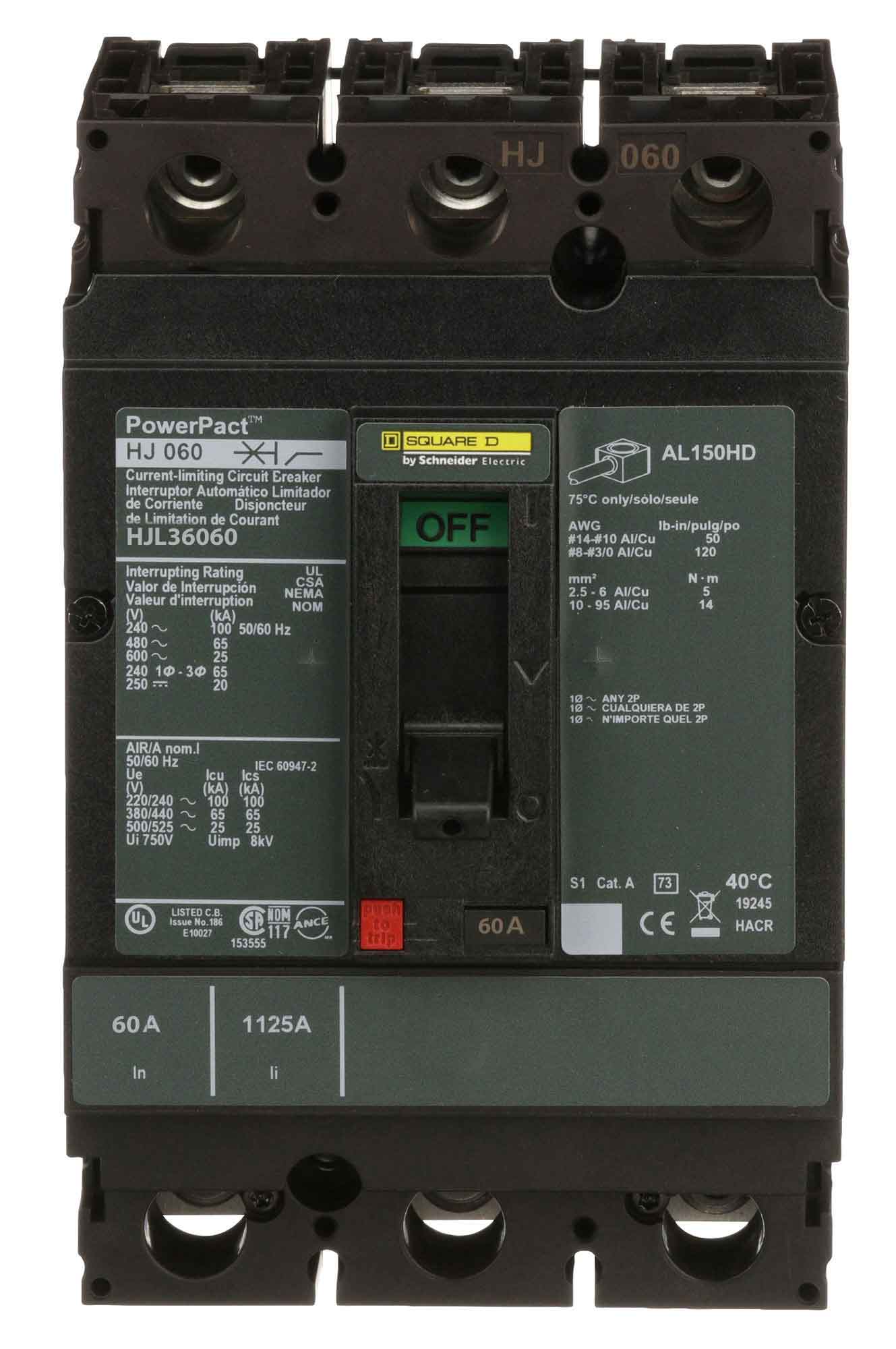 HJL36060 - Square D - Molded Case Circuit Breaker – Canada Breakers