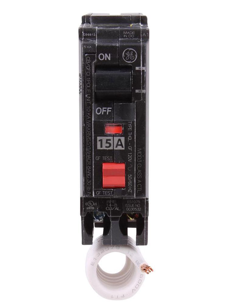 THQL1115GFT - GE - 15 Amp GFCI Circuit Breaker – Canada Breakers