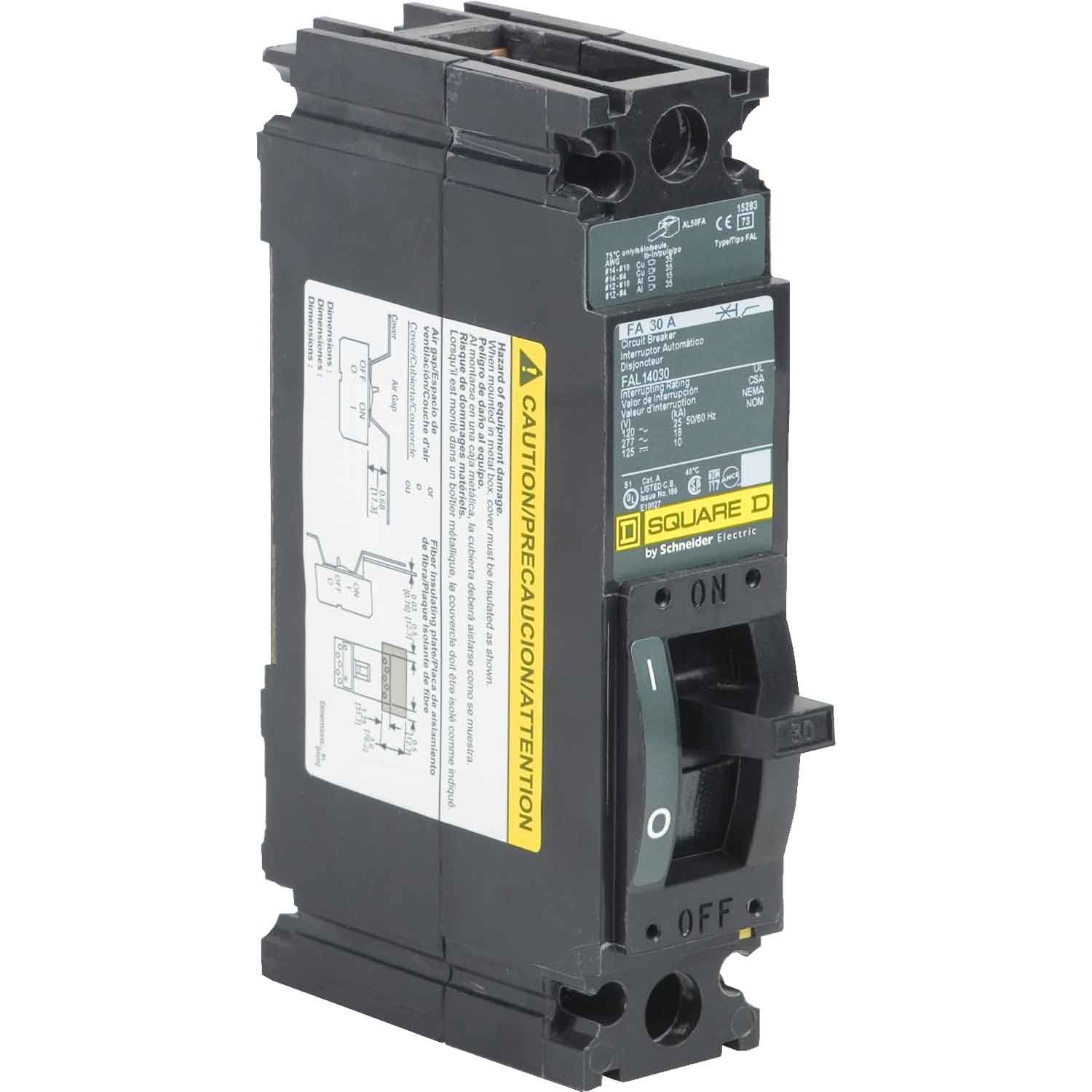 FAL14030 - Square D - Molded Case
Circuit Breakers