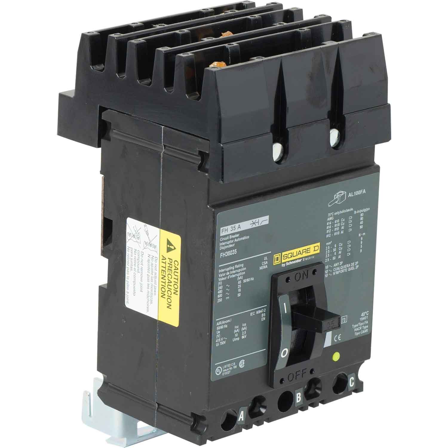 FH36035 - Square D - Molded Case
Circuit Breakers