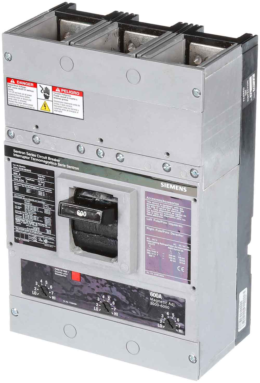 HHLXD63B600 - Siemens - Molded Case