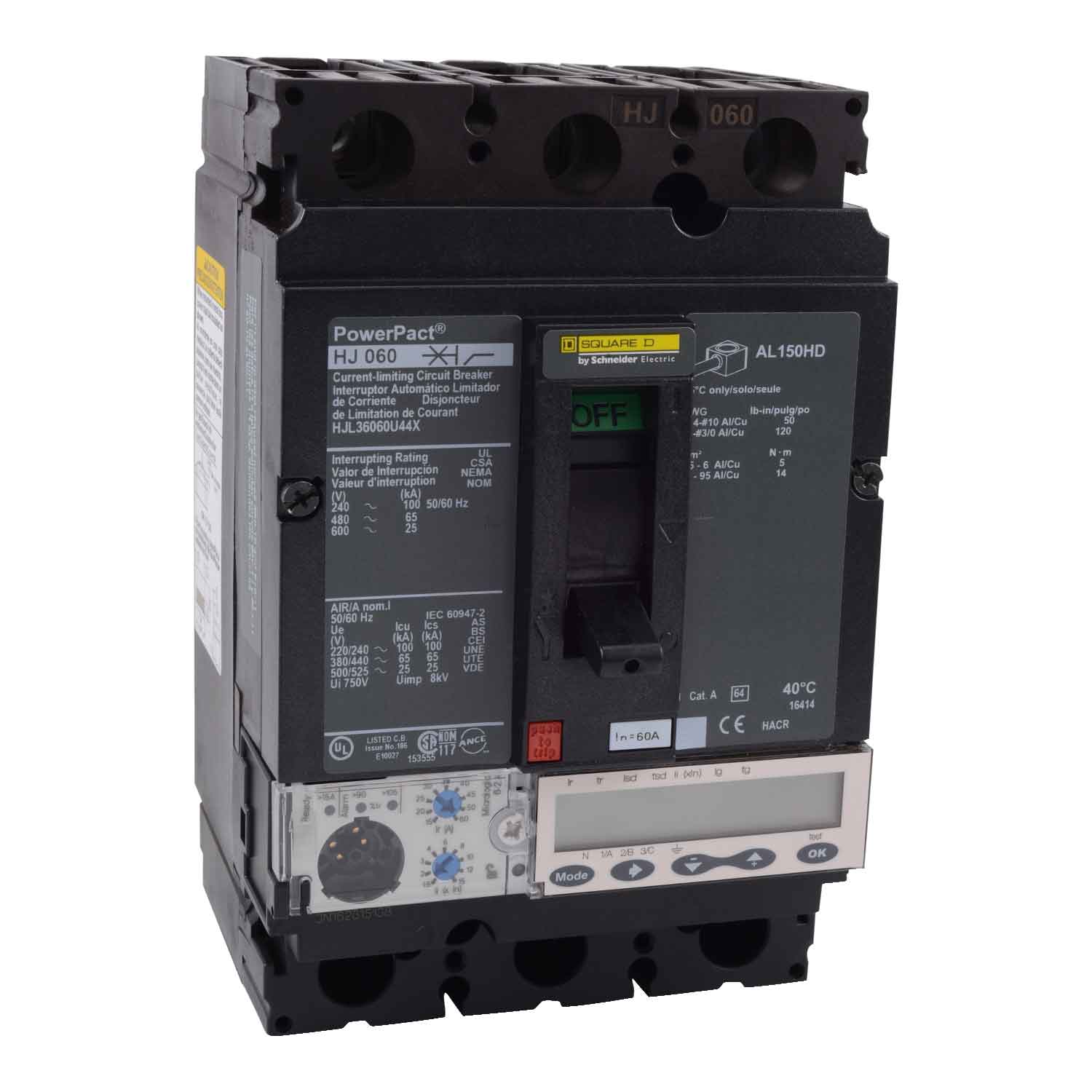 HJL36060U44X - Square D - Molded Case Circuit Breakers