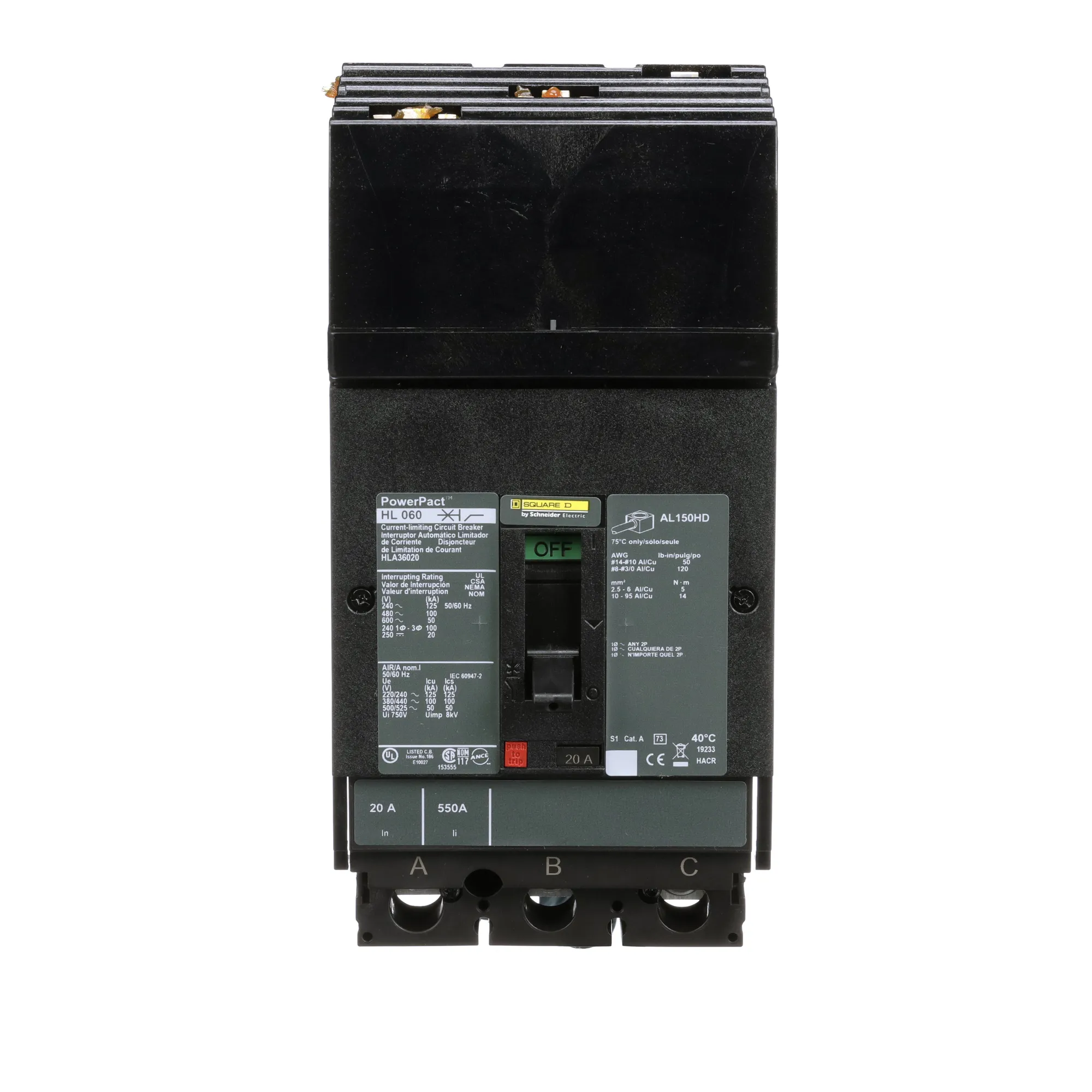 HLA36020 - Square D - Molded Case Circuit Breaker – Canada Breakers