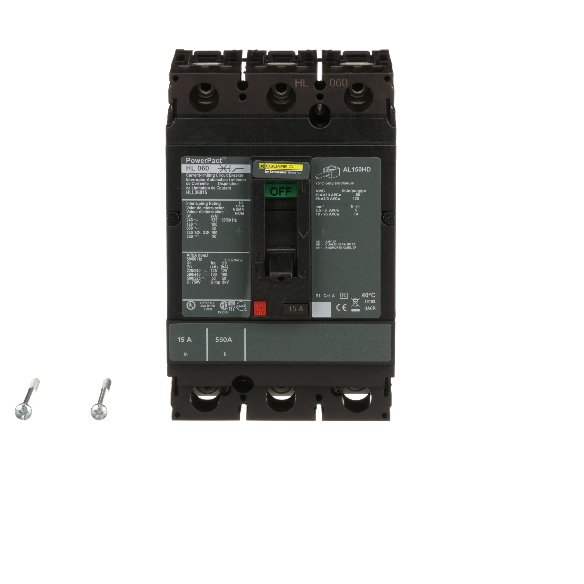 HLL36015 - Square D - Molded Case Circuit Breaker – Canada Breakers