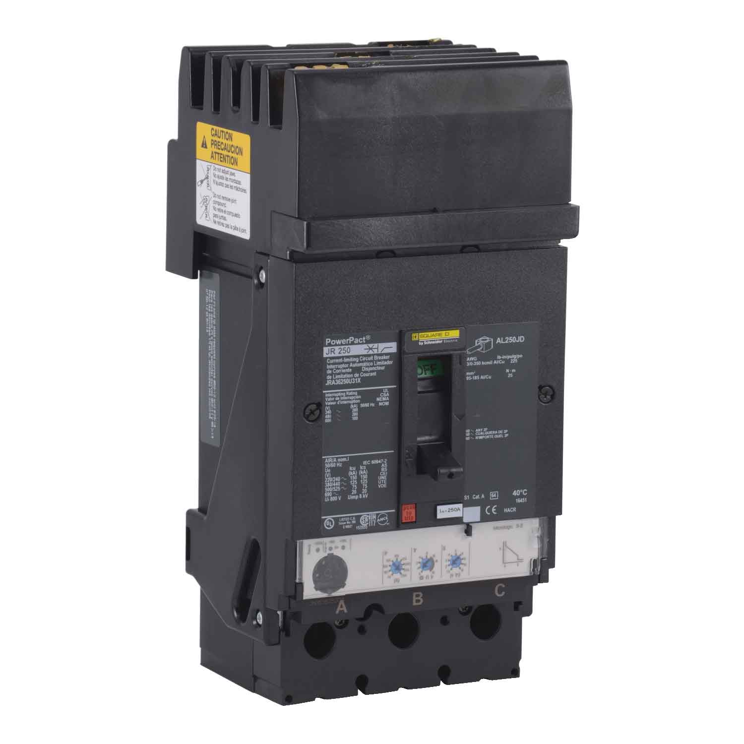 JRA36250U33X - Square D - Molded Case Circuit Breaker