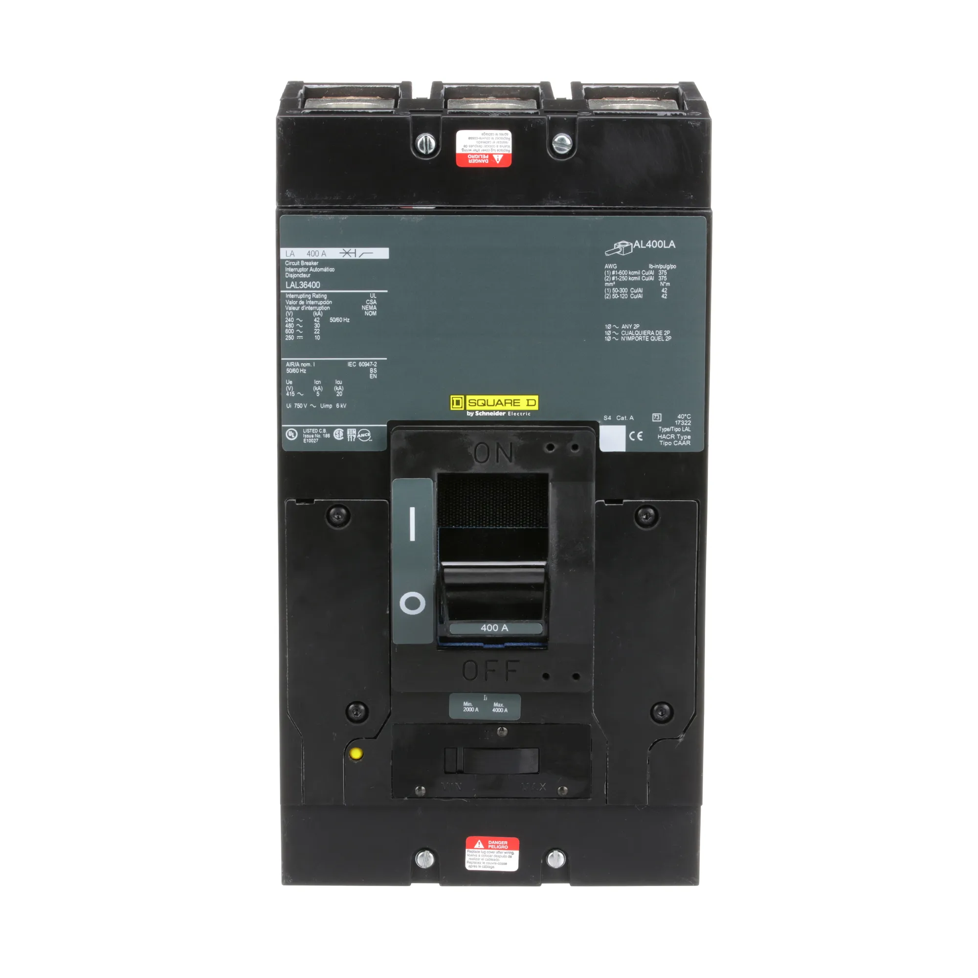 LAL36400 - Square D - Molded Case Circuit Breaker – Canada Breakers