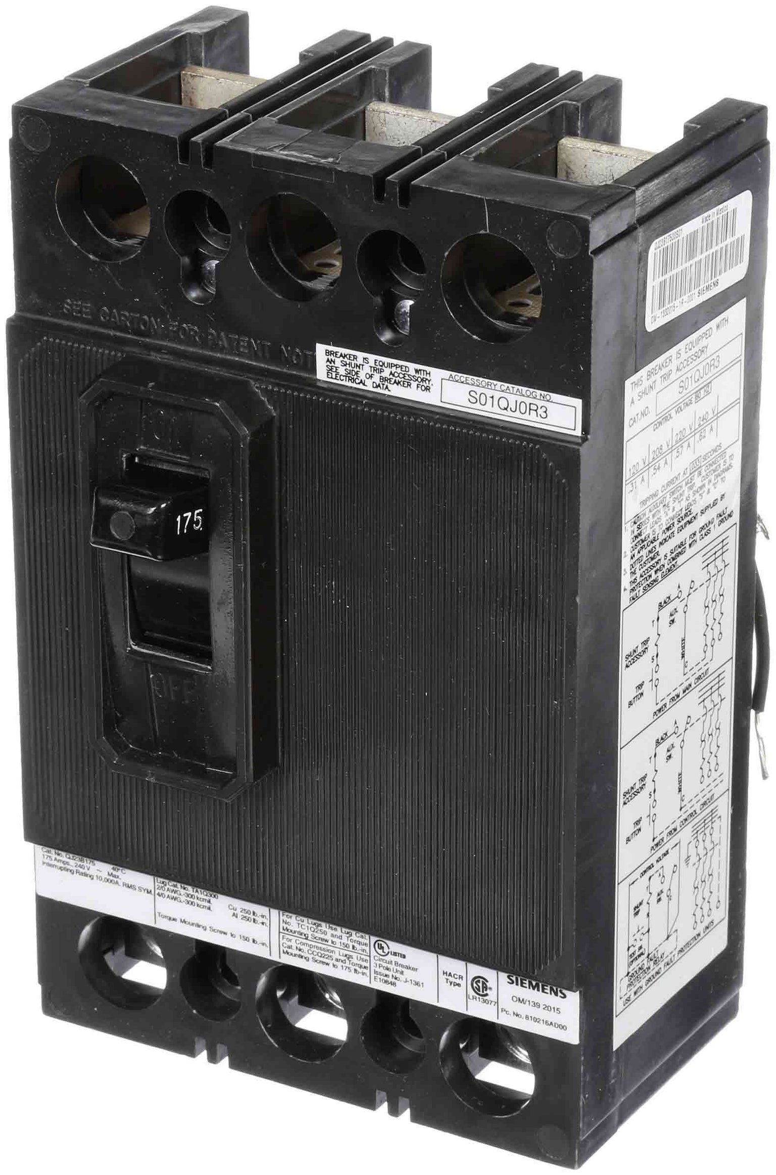QJ23B17500S01 - Siemens - Molded Case