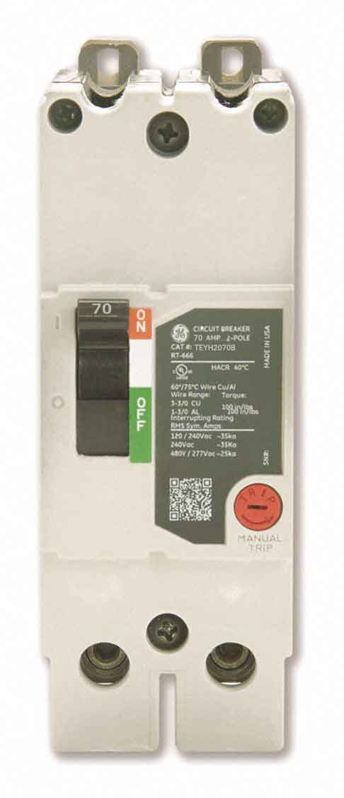 TEYH2070B - General Electrics - Molded Case Circuit Breakers