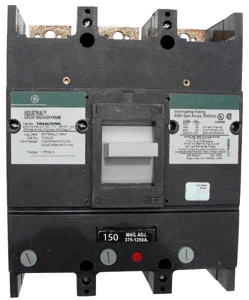 TJK436150WL - General Electrics - Molded Case Circuit Breakers