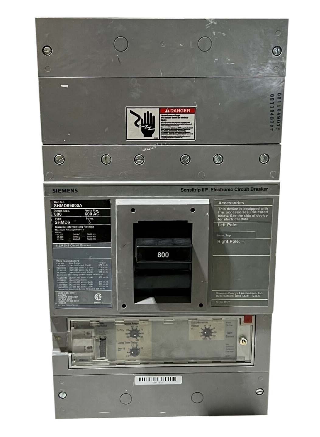 SHMD69800A - Siemens - Molded Case