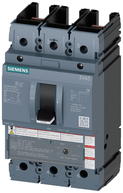 3VA5220-6EC61-0AA0 - Siemens - Molded Case Circuit Breakers