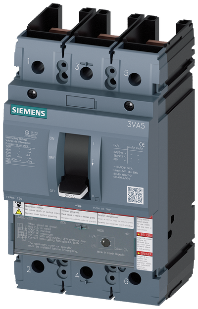 3VA5220-6EF31-0AA0 - Siemens - Molded Case Circuit Breakers