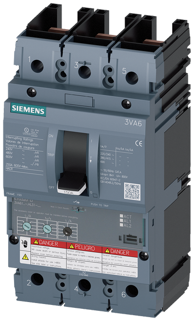 3VA6110-6HL31-0AA0 - Siemens - Molded Case Circuit Breakers