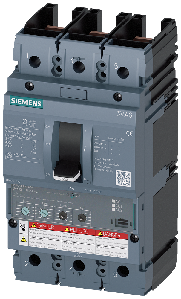 3VA6225-6HN31-0AA0 - Siemens - Molded Case Circuit Breakers