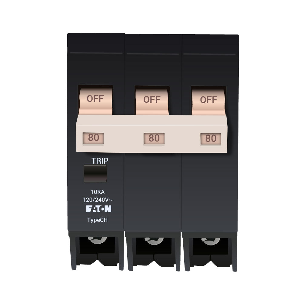 CH380 - Eaton - 80 Amp Molded Case Circuit Breaker