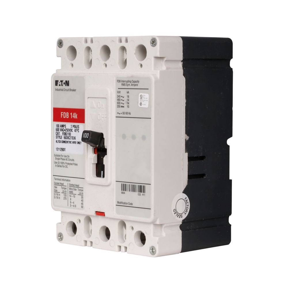 FDB3025L - Eaton - Molded case circuit breaker