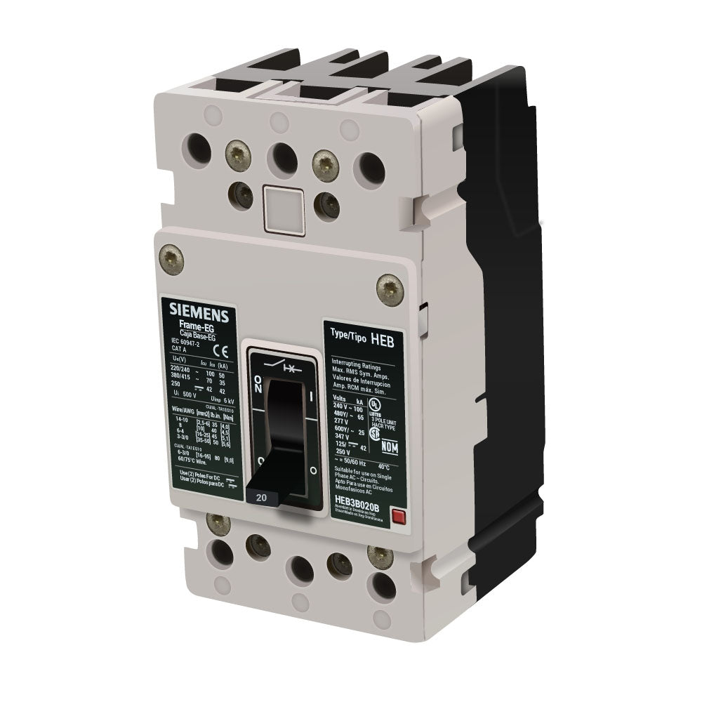 HEB3B020B - Siemens - Molded Case Circuit Breaker