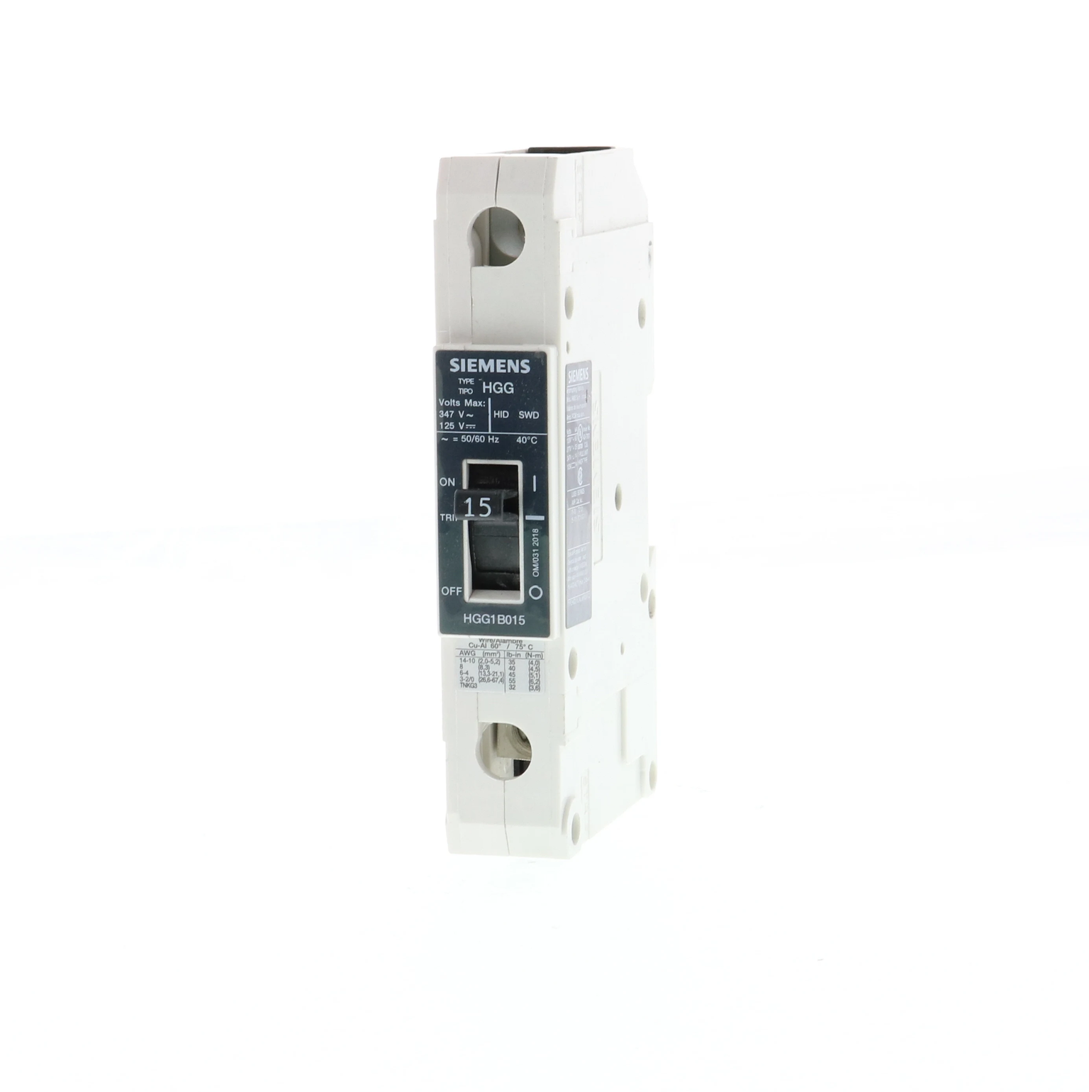 HGG1B015L- Siemens - Molded Case Circuit Breakers