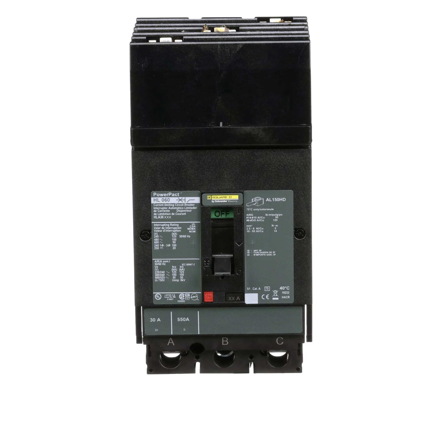HLA36015 - Square D - Molded Case Circuit Breaker