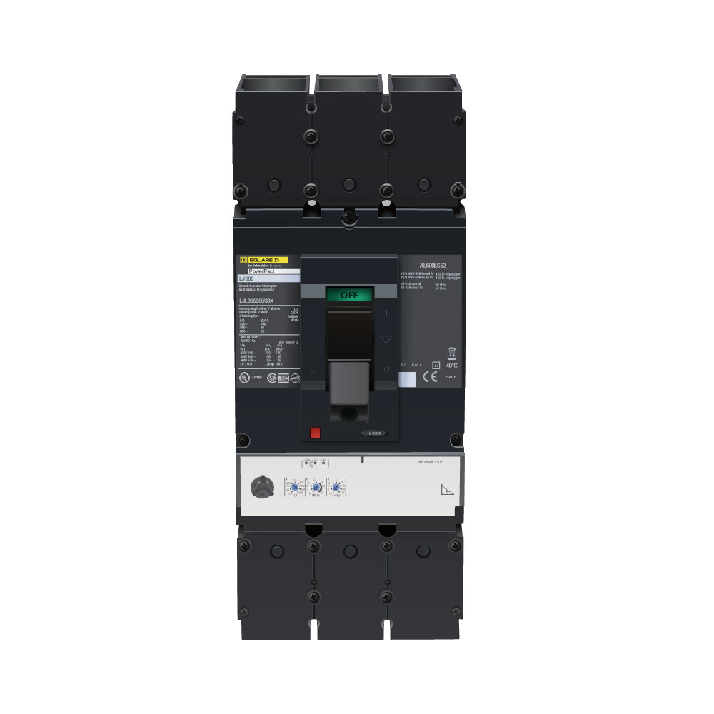 LJL36600U33X - Square D - Molded Case Circuit Breaker