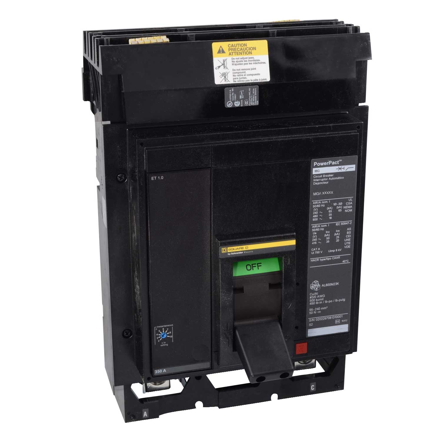 MGA36400 - Square D - Molded Case Circuit Breaker