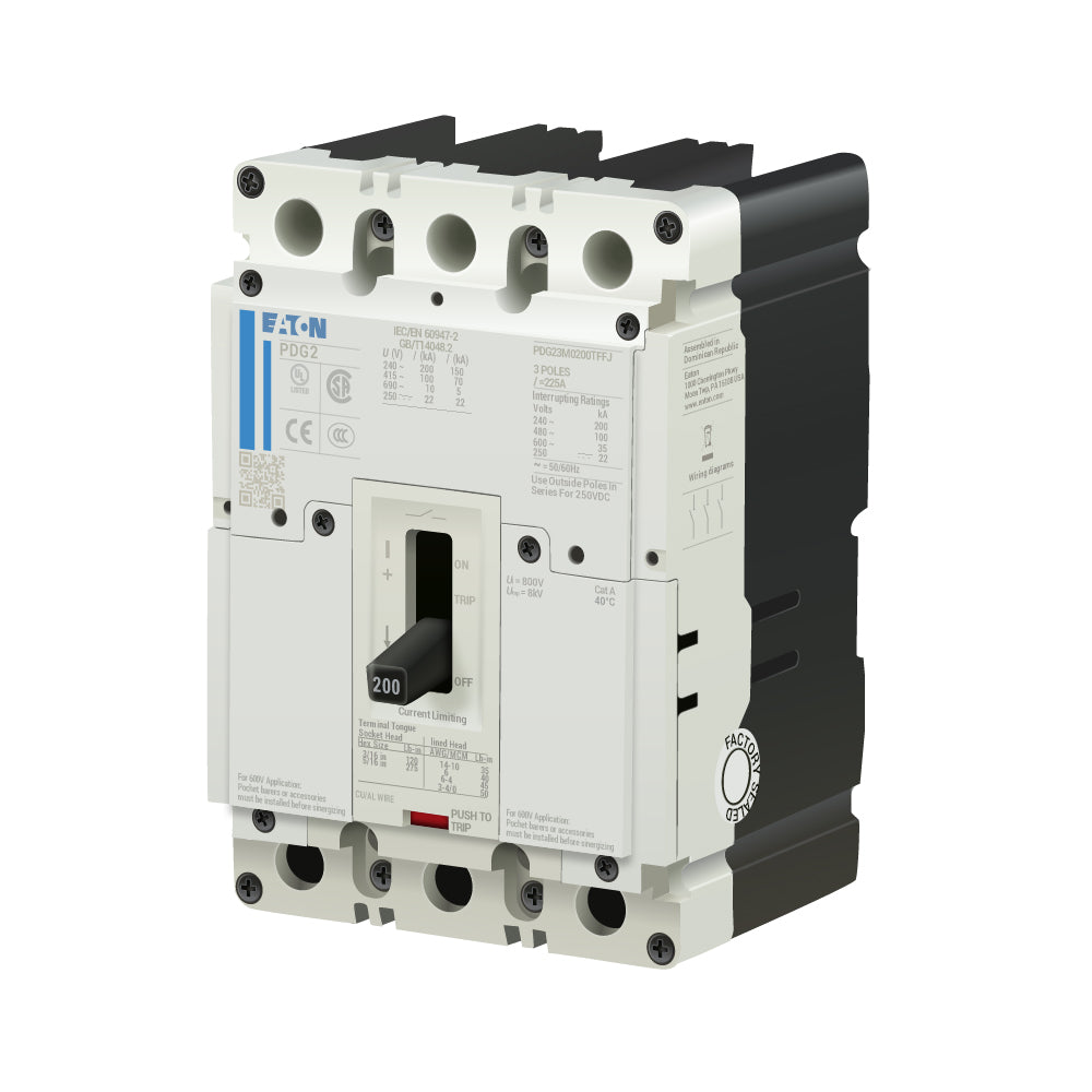 PDG23M0200TFFJ - Eaton - Molded Case Circuit Breakers