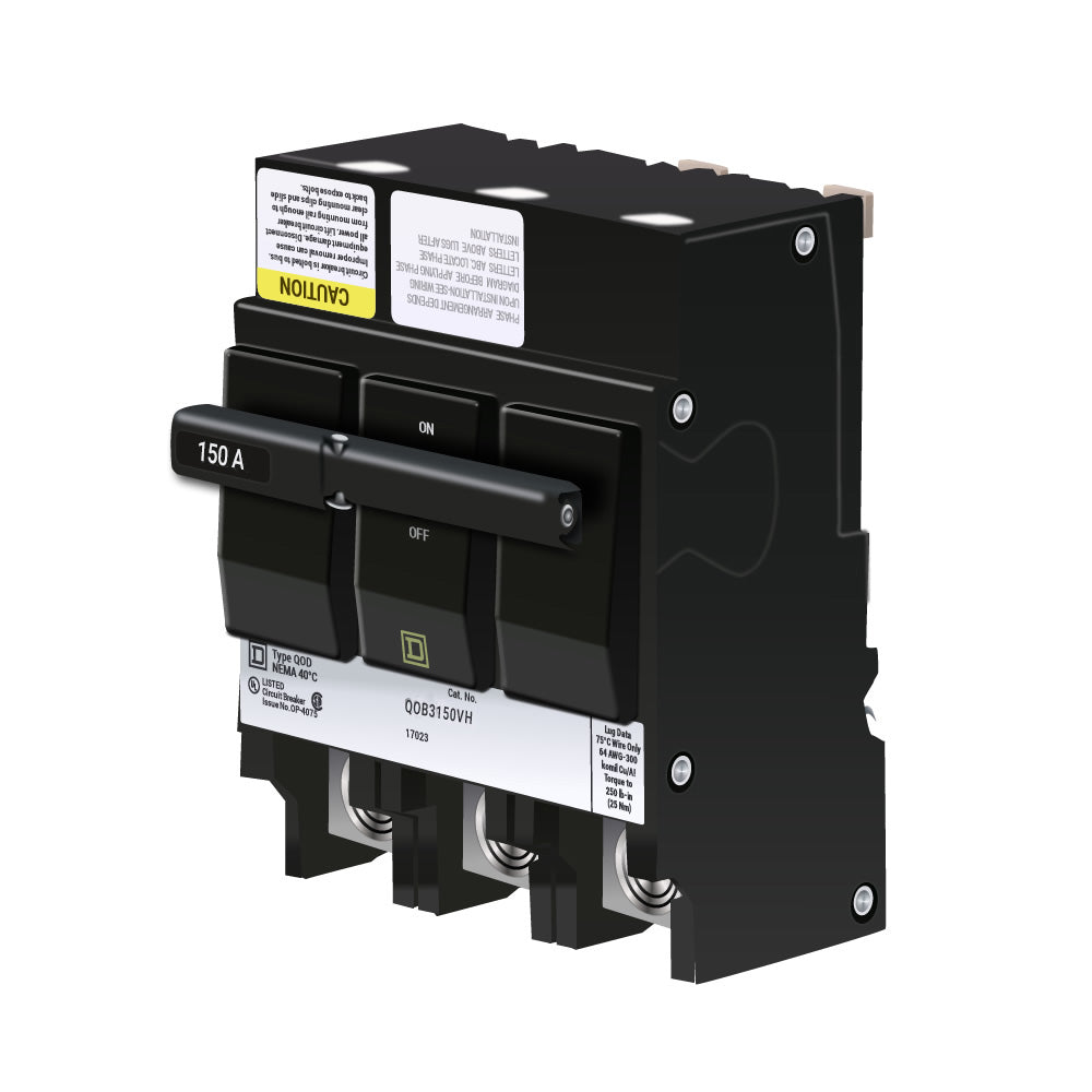 QOB3150VH - Square D - 150 Amp 22kA Circuit Breaker