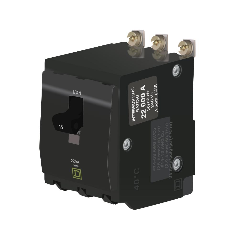 QOB315VH - Square D - 15 Amp 22kA Circuit Breaker