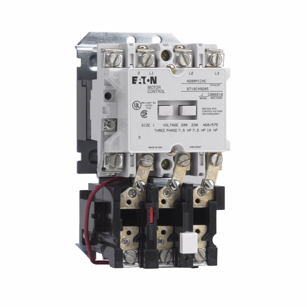 A200M1CX - Eaton - 27 Amp AC Non-Reversing NEMA Starter