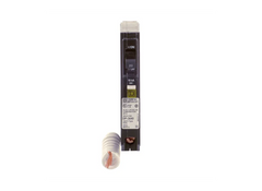 QO120CAFI Breaker - A single-phase 20A AC contactor coil with a white plastic coil end cap and a white threaded connector wire, shown against a plain white background.