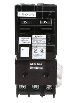 Q215GFCSA - Siemens 15 ACSAmp Double Pole 240 Volt GFCI Circuit BreACSAker