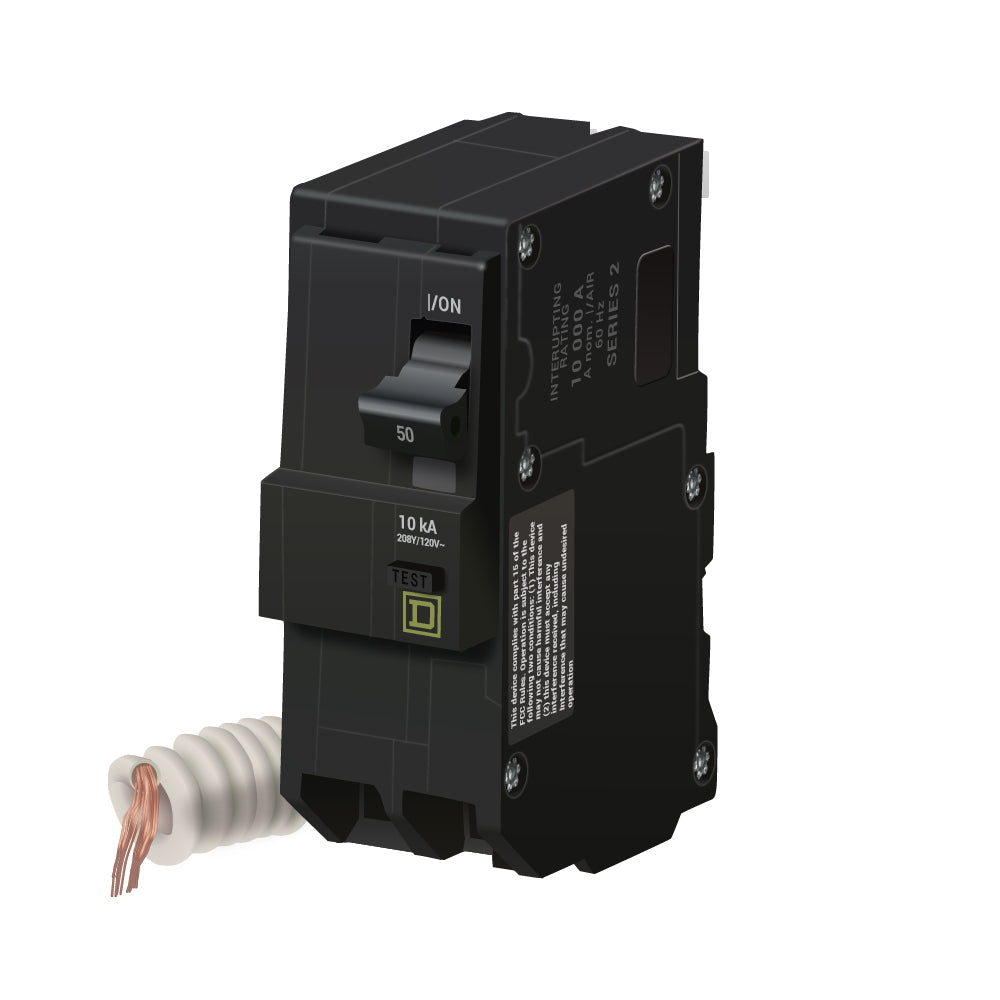 QO250EPD - Square D - 50 Amp GFEP Circuit Breaker