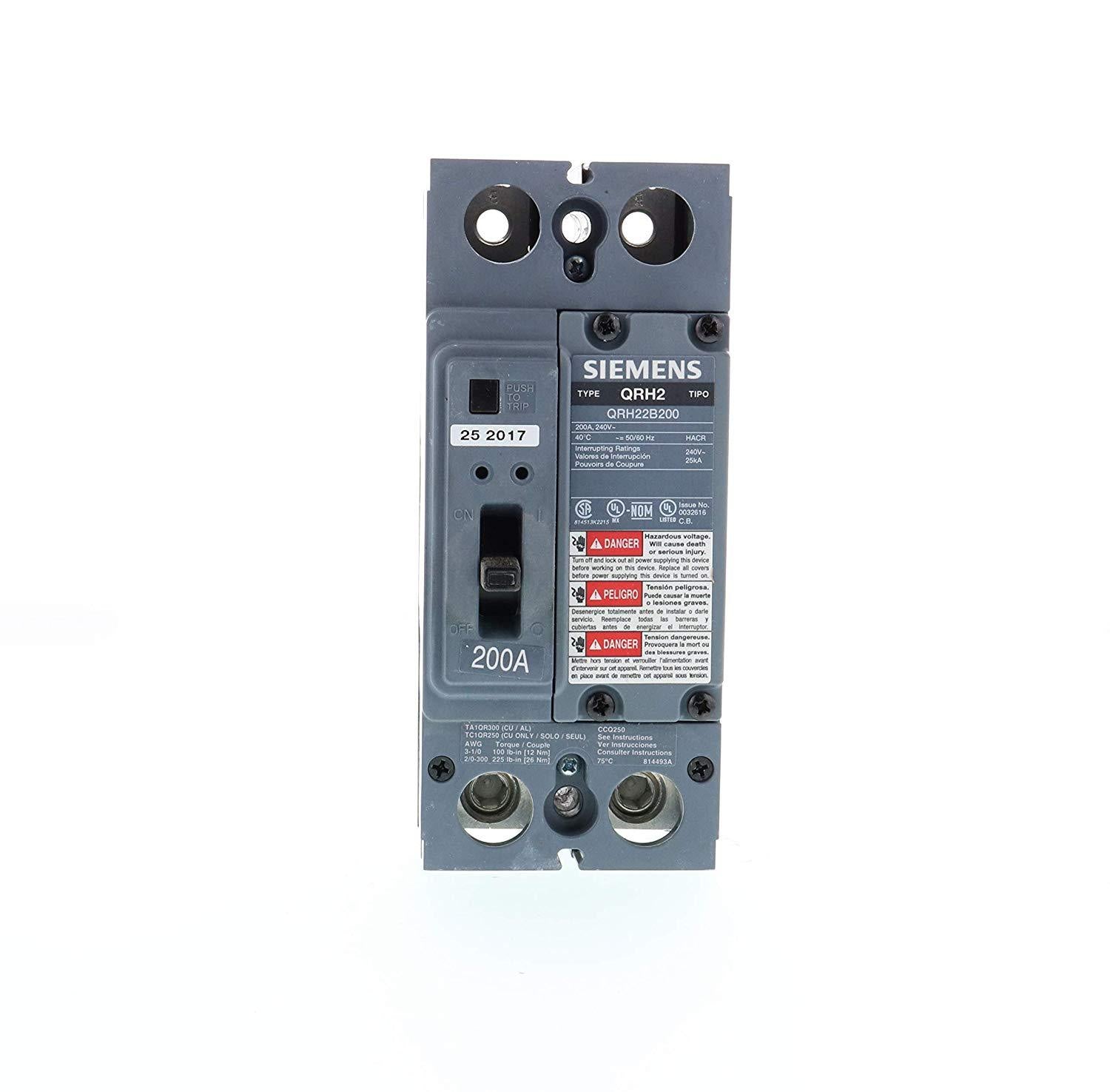 QRH22B200 - Siemens - Molded Case Circuit Breaker