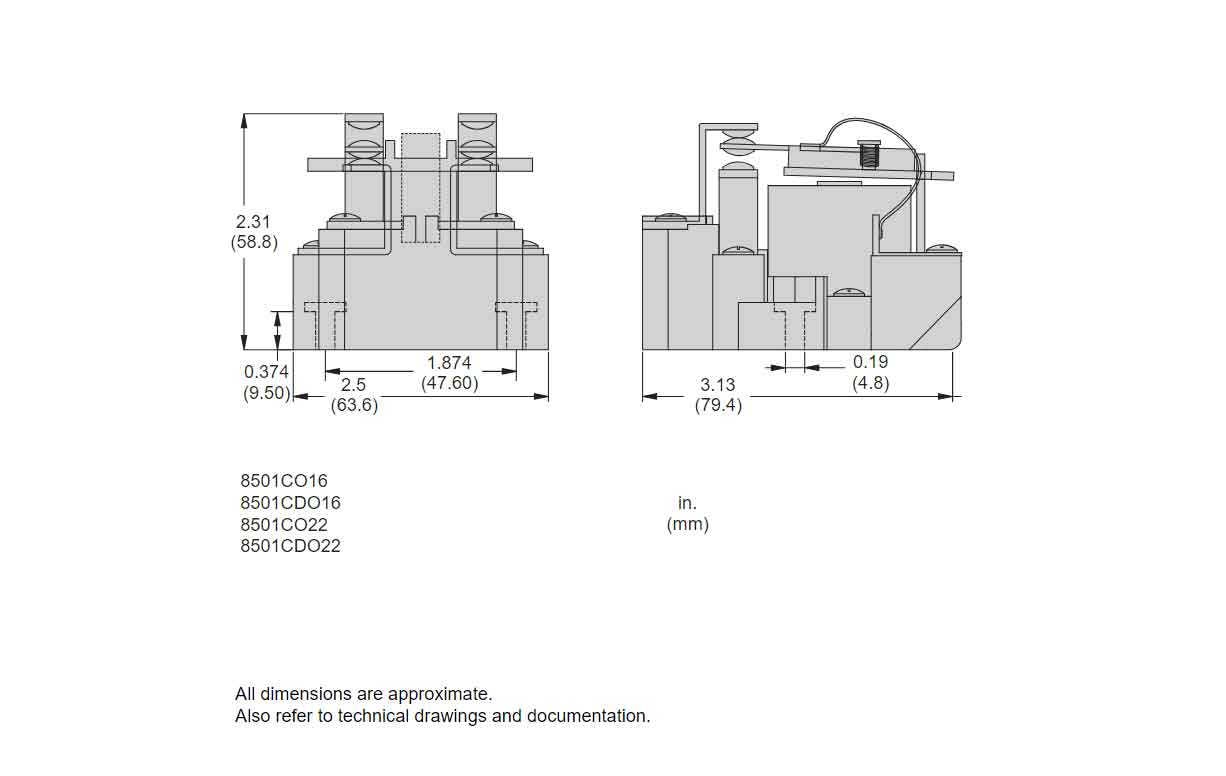 8501CO16V04 - Square D - Motor Control Part And Accessory