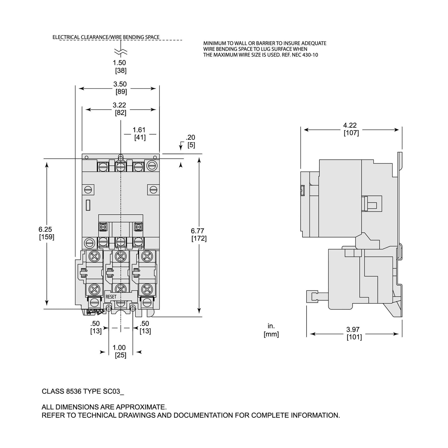 8536SDO1V08 - Square D - Motor Starter