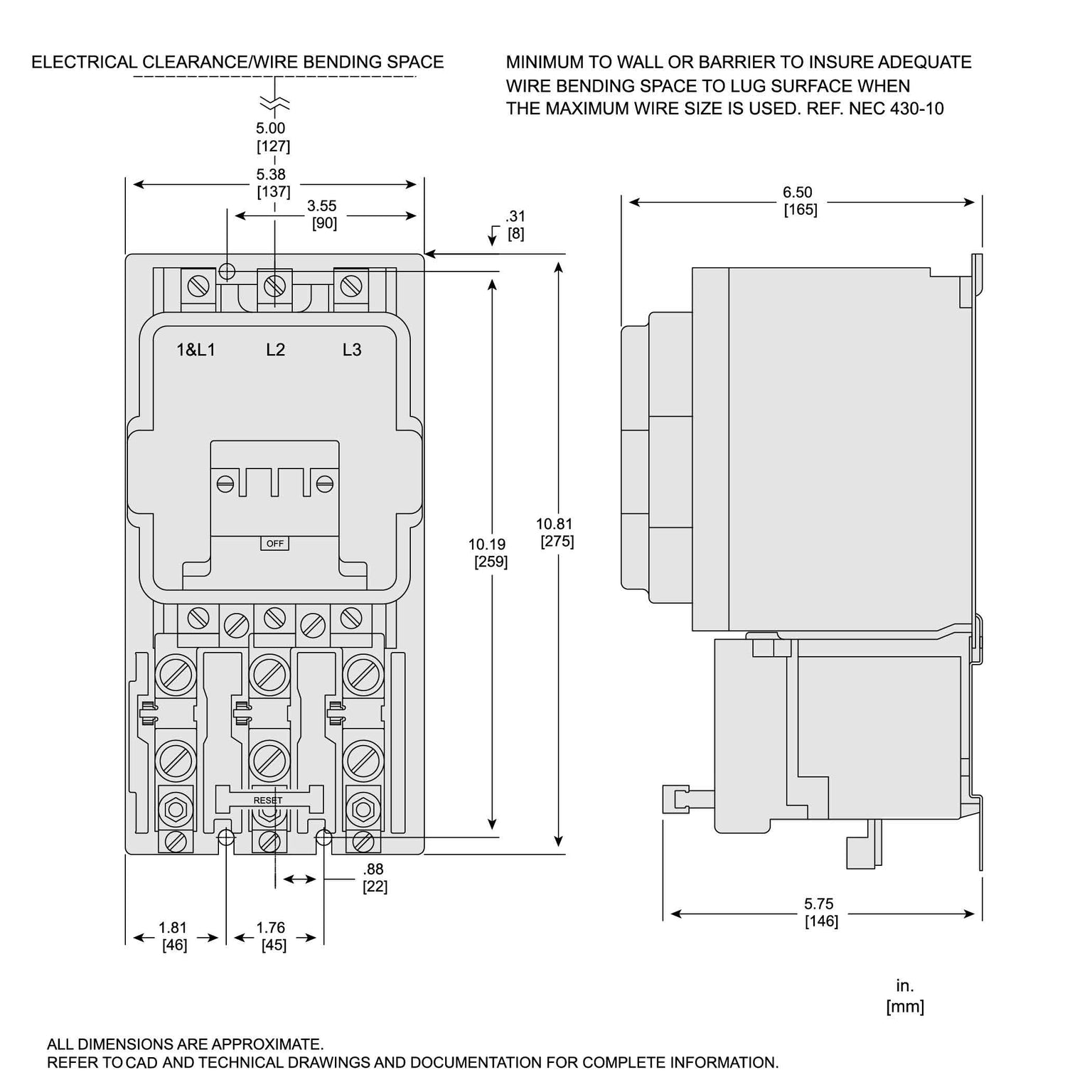 8536SEO1V08 - Square D - Motor Starter