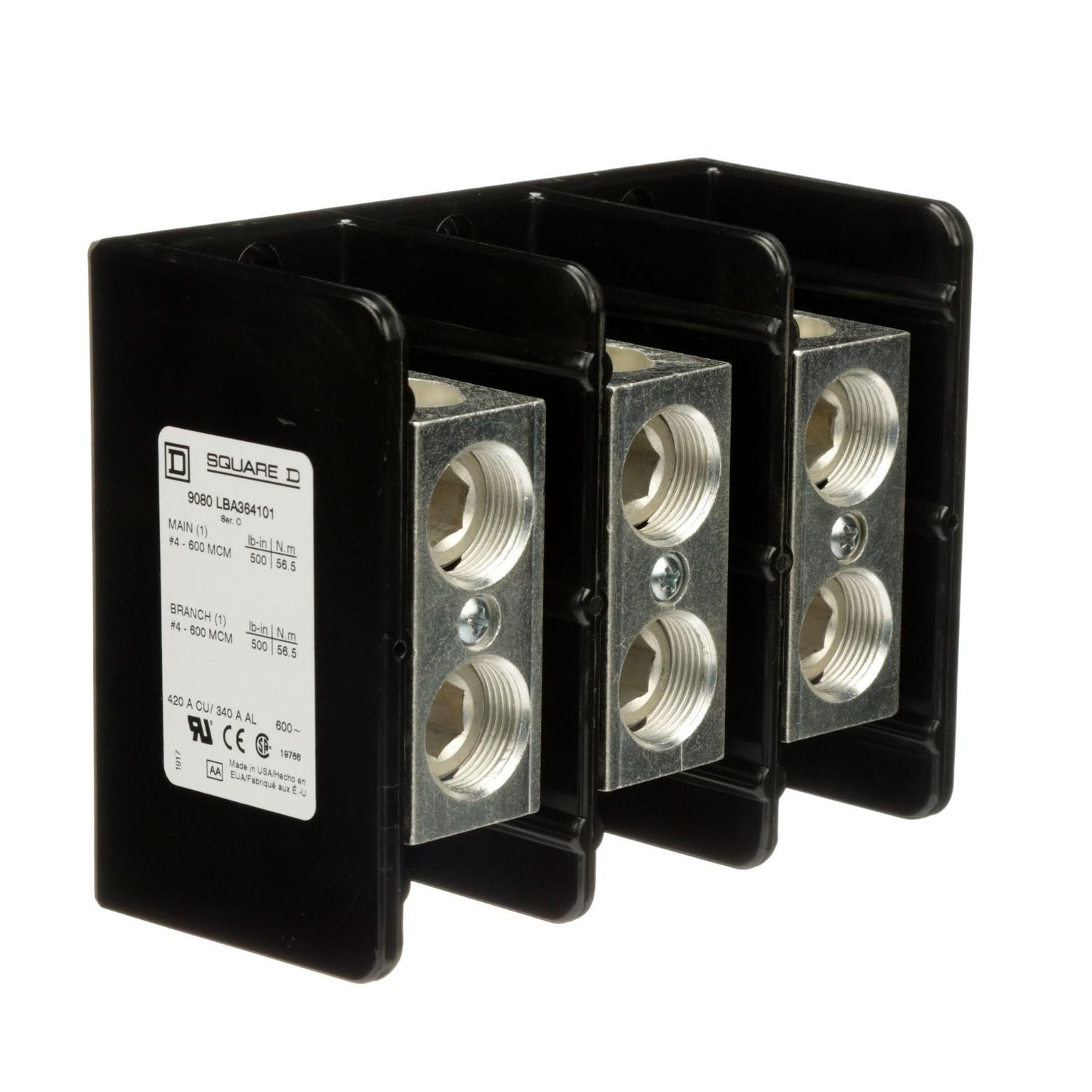 9080LBA364101 - Square D - Fuse Block