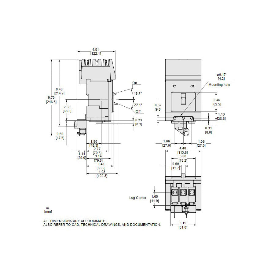 BDA36015 - Square D - Molded Case Circuit Breaker