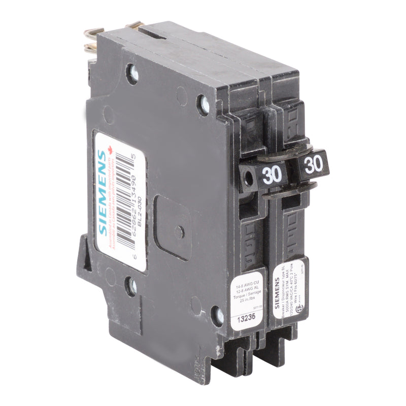 BL2-030 Siemens Blue-Line 30 Amp Double Pole Circuit Breaker