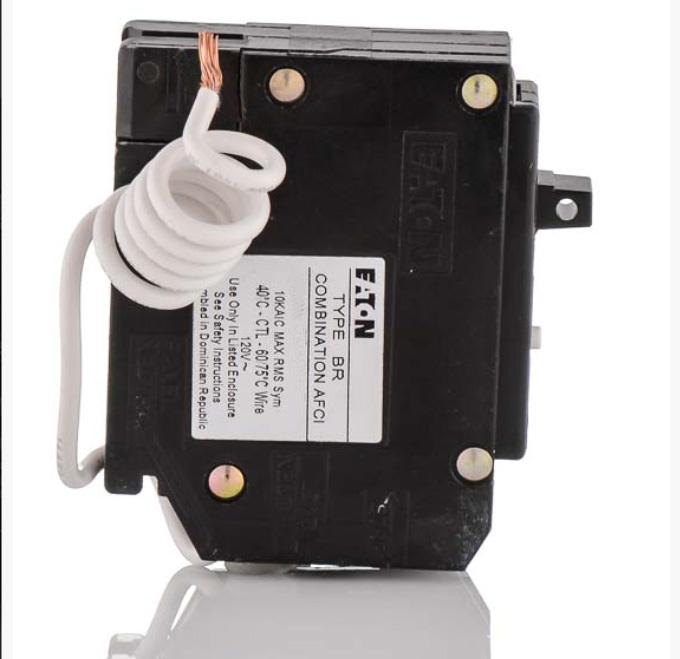 BRN115AFC - Eaton Cutler-Hammer 15 Amp Single Pole Combination  Arc Fault (AFCI) Circuit Breaker