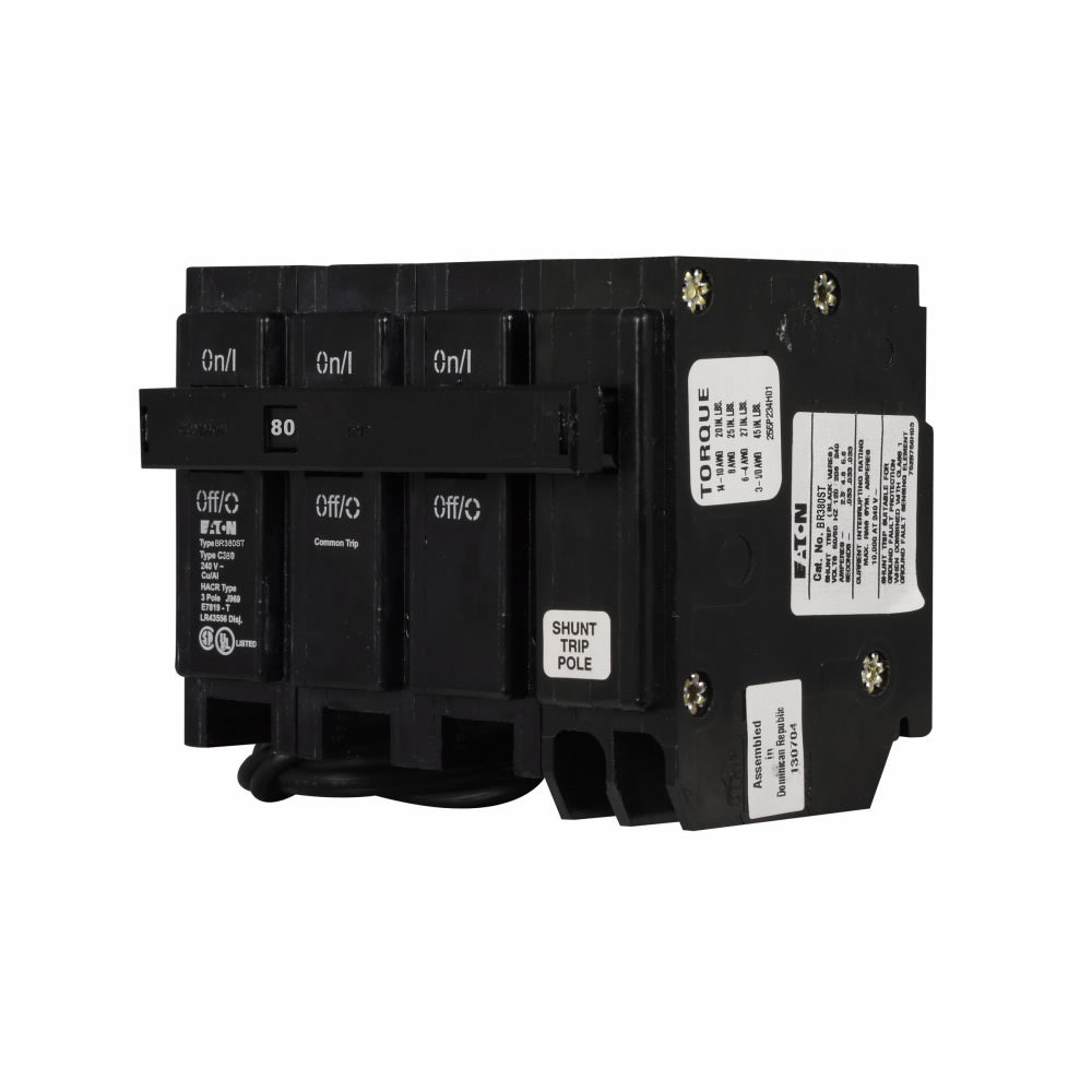 BR380ST - Eaton - 80 Amp Molded Case Circuit Breaker