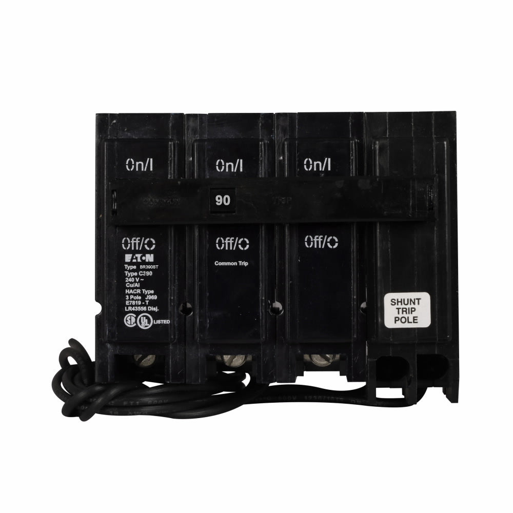 BR390ST - Eaton Cutler-Hammer 90 Amp 3 Pole 240 Volt Plug-In Molded Case Circuit Breaker