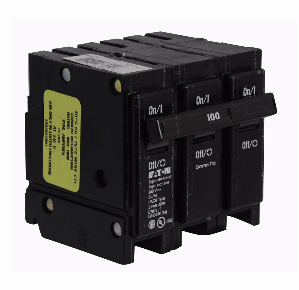 BRH3100 - Eaton - 100 Amp Molded Case Circuit Breaker