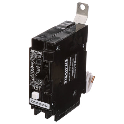 BF130A - Siemens 30 Amp Single Pole GFCI Bolt-On Circuit Breaker