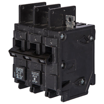 BQ3B050 - Siemens 50 Amp 3 Pole 120/240V BQ Bolt-On Circuit Breaker